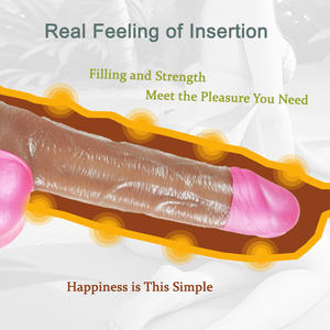 Mainan Aksesori intim <span class=keywords><strong>Penis</strong></span> 170mm wanita, mainan Dildo realistis duplikasi 1-1 untuk dewasa - Product Image 6