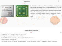 Module automobile C-V2X V2X permettant la conduite automatique pour véhicule connecté intelligent Qualcomm 9150 basé sur C-V2X SIMCOM SIM8100