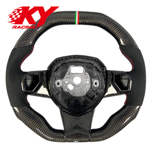 Volante Deportivo de Carreras de Fibra de Carbono con Parte Superior Plana para Lamborghini Aventador S Roadster LP700 LP720 LP750 LP780 para Urus - Product Image 1