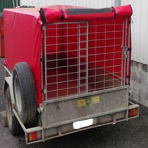 Cubierta de jaula de remolque Hina actory, cubierta de jaula de remolque con lona resistente y cremallera - Product Image 3