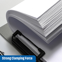 Soporte de Plástico para Documentos con Logotipo Personalizado, Multiángulo 360 °   Carpeta de Archivos Plegable Giratoria A4 con Doble Clip, Organizador de Archivos con Portapapeles de PP