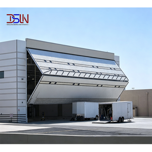 Porte de garage sectionnelle automatique en aluminium, insonorisée et isolante thermiquement, pour villa résidentielle, prix usine - Product Image 1