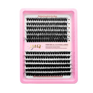 Individual <b>Cluster</b> <b>Lashes</b> 10mm 12mm 14mm 16mm 20Cluster 80P 60P Synthetic Fibers False Eyelashes <b>Extension</b> - Product Image 3