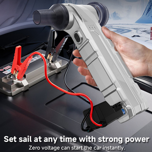Démarreur de voiture 4-en-1 Hasatek 800A avec aspirateur sans balais, <span class=keywords><strong>batterie</strong></span> LiFePO4 21800mAh, chargeur sans fil Qi - Product Image 3