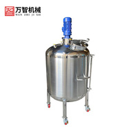 Cuve de mélange automatique en acier inoxydable SS304/SS316L pour jus et produits chimiques, fournie par l'usine, haute efficacité, certifiée ISO9001