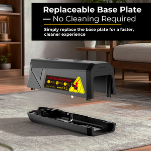 Trampa Eléctrica Inteligente para Ratones, Trampa para Ratas <span class=keywords><strong>de</strong></span> Interior, Fácil <span class=keywords><strong>de</strong></span> Usar, Eliminación Humana <span class=keywords><strong>de</strong></span> Doble Efecto, Trampa Automática Electrónica para <span class=keywords><strong>Roedores</strong></span> - Product Image 6