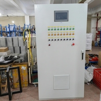 Boîtier de distribution PLC sur mesure 440V 800A, panneau en acier laminé à froid robuste avec écran tactile HMI, protection IP44
