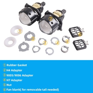 Sanvi Nouveauté S3 Phare à lentille de projecteur Bi-LED 3,0 pouces 65W 6000K Plug & Play Installation Facile Kit de Conversion de Phare LED Auto - Product Image 3