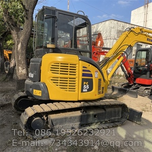 Le matériel de construction utilisé de machine d'excavatrice de KOMATSU de marque célèbre japonaise/a utilisé des machines KOMATSU PC55 - Product Image 3