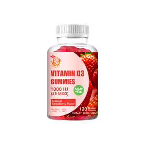 Gummies de Vitamine D3 les plus vendues avec Vitamine D Sodium, Gummies Alimentaires Naturels à Base de Plantes, Soutient la Santé des Os, des Dents, des Muscles et du Système Immunitaire - Product Image 1