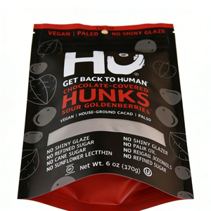 Bolsa Doypack Personalizada de Papel Kraft Negro Mate con Cierre de Cremallera, Resellable, con Logotipo Personalizado, para Envasado de Alimentos para Bebés - Product Image 2