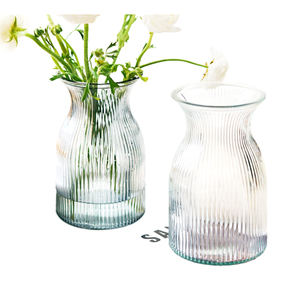 Vase de mariage en verre noir coloré, design traditionnel, faible MOQ, décoration - Product Image 1