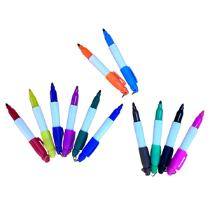 Custom Mini Marker Pen Keychain Pocket Size Color Permanent Marker for Golf Ball Line <b>Drawing</b> Promotional <b>Office</b> School Use - Product Image 3