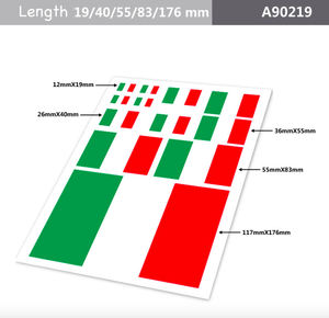 Adesivi Quadrati della Bandiera Nazionale della Spagna per Squadre di <span class=keywords><strong>Calcio</strong></span> - Product Image 4