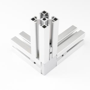 202030304040 Pièces de profilés en aluminium, nouveau connecteur d'angle 3D avec vis de serrage, réductions quantitatives - Product Image 1