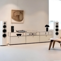 Meuble TV Modulaire en Acier Carbone Moderne, Meuble de Salon avec Étagères Ajustables, Gain de Place, Rangement Durable, Mobilier de Maison
