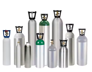 Tıbbi tıbbi 150Bar 10l 8l 15l 20l <span class=keywords><strong>40l</strong></span> toptan endüstriyel kapasite oksijen silindiri paslanmaz çelik oksijen tüpü oksijen silindiri - Product Image 2