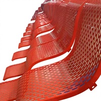 Panneau perforé en aluminium moderne pour revêtement de façade - Écologique et ignifuge pour murs-rideaux