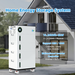 JM 10kW 6.2KW แบตเตอรี่15kWh 10kWh 48V สามารถวางซ้อนกันได้แหล่งจ่ายไฟฉุกเฉินสำหรับใช้ในครัวเรือนใช้ได้กับกริดไฮบริด - Product Image 3