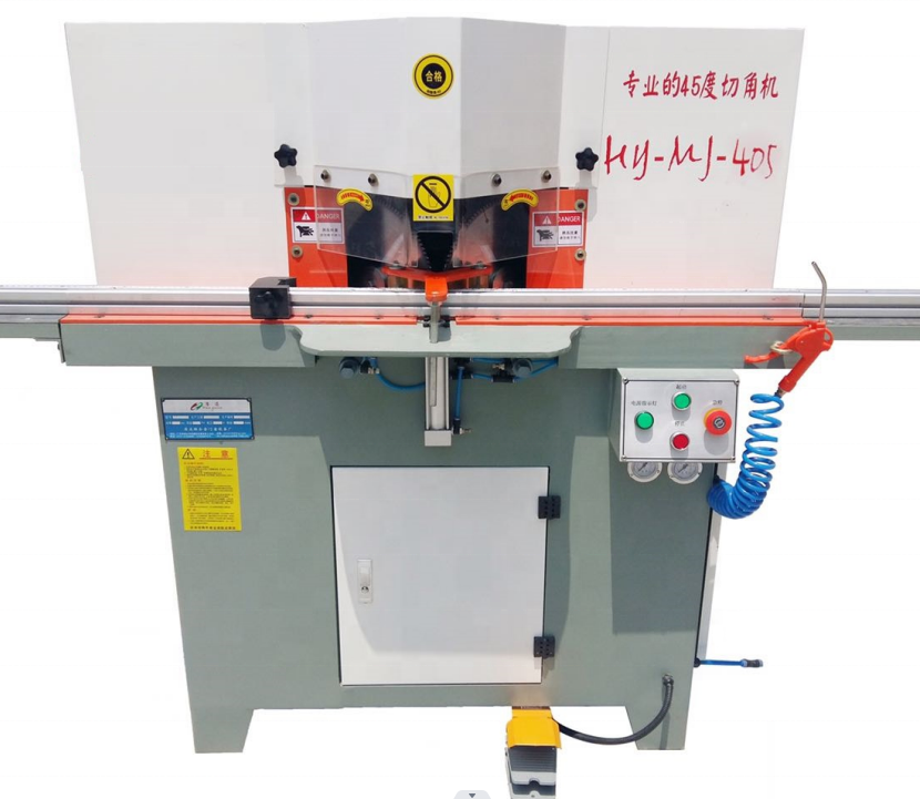 Schnelle Lieferung Doppelblatt-Säge maschine 45-Grad-Aluminium-Winkelsägemaschine