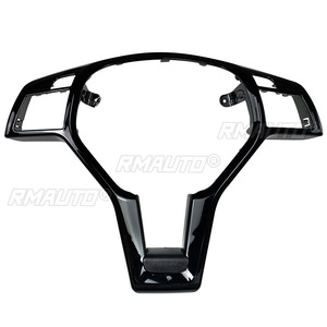 Couvre-cadre de volant de voiture compatible avec Mercedes-Benz Classe A C E GLA CLA CLS W204 W176 W204 W212 X156 C117 2008-2014 - Product Image 2