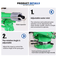 Pistola de Pulverización Atomizadora Antiviento para Plantas de Energía, Sitios de Eliminación de Cenizas y Eliminación de Polvo de Apilamientos de Materiales