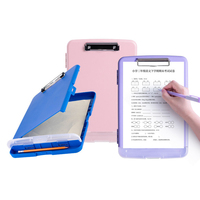 Dossier d'entraîneur de basket-ball personnalisé en cuir PU portefeuille de padfolio pliant menu en bois 3 couches pliable presse-papiers de stockage d'infirmière