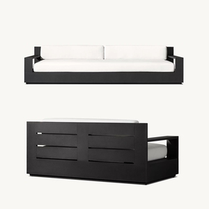 Set Divano da <span class=keywords><strong>Esterno</strong></span> in Alluminio per Parco e Fattoria - Design Moderno, Antiruggine e Impermeabile - <span class=keywords><strong>Arredamento</strong></span> da <span class=keywords><strong>Esterno</strong></span> - Product Image 3