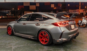ชุดแต่งคาร์บอนไฟเบอร์แห้ง สำหรับ Honda <span class=keywords><strong>Civic</strong></span> <span class=keywords><strong>Type</strong></span> <span class=keywords><strong>R</strong></span> FL5 ปี <span class=keywords><strong>2023</strong></span> 2024 2025 ประกอบด้วยลิ้นหน้า สเกิร์ตข้าง ดิฟฟิวเซอร์หลัง และสปอยเลอร์ - Product Image 3