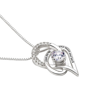 Collana con Ciondolo Geometrico Inciso per Donne, Elegante Gioiello Minimalista alla Moda per Uso Quotidiano e Regalo - Product Image 3