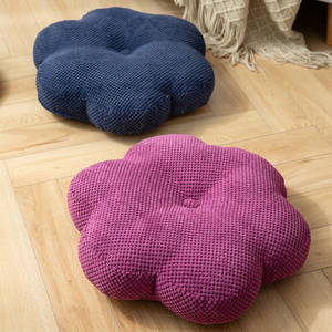 Floral Polyester Office Chair Floor Cushion Seat 45cm Waffle Design Air Permeable Cushion Yogic Cushion Custom Throw <strong>Pillow</strong>