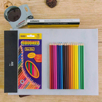 Ensemble de crayons de couleur multicolores de haute qualité X530 non toxiques et respectueux de l'environnement pour le dessin en bois des enfants
