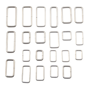 Hebillas Cuadradas de Alambre Metálico para Bolsos, Accesorio de Hardware Ajustable y Duradero, Hecho en Zhejiang - Product Image 3