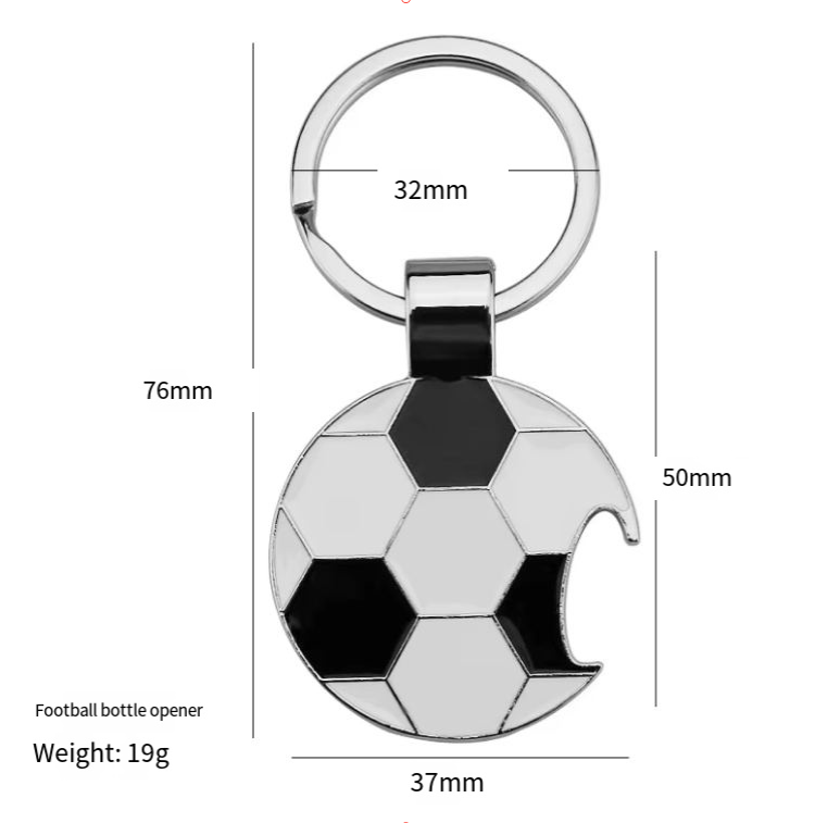 Abridor de botellas de fútbol X-1500