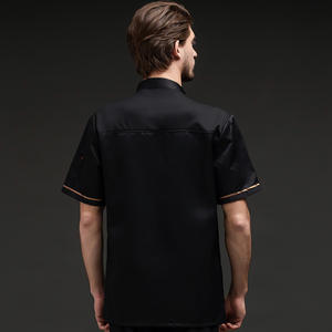 Venta caliente diseño de algodón profesional Hotel cocina panadería cocina cocinero Chef abrigo uniforme personalizado Chef chaqueta - Product Image 4