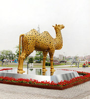 Sculpture réaliste d'âne mâle en fibre de verre S386, faite à la main, résistante aux UV et à l'eau, décoration d'art de jardin autoportante, animal d'extérieur