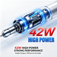 IBelieve Professional 30000rpm, logo personnalisé, rechargeable, sans fil, puissant, rose gold, ABS, moteur brossé, perceuse à ongles électrique carrée