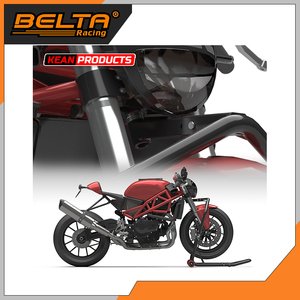 BELTA <span class=keywords><strong>Cavalletto</strong></span> Sollevatore Moto Regolabile di Alta Qualità con Maniglia Antiscivolo Rossa - Product Image 6