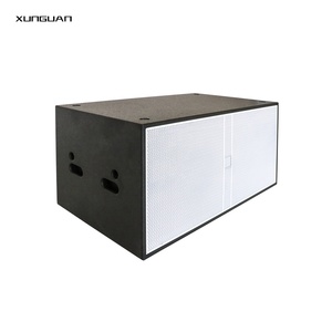 E218 E228 Blanc Noir Grande Puissance Subwoofer Extérieur Double 18 Pouces Boîtier de Basses 1200W/1600W pour Concerts, Églises, Spectacles et Scènes - Product Image 1