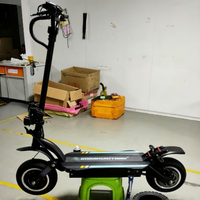 E10 11 inç 60V 6000W Çift Motorlu Katlanabilir Elektrikli Scooter 90KM/S Yüksek Hızlı Arazi Tipi E-Bisiklet