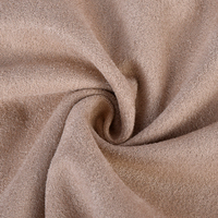Tissu en polyester tricoté Scuba Suede couleur personnalisée, antistatique et extensible, pour vêtements, fabriqué en Chine