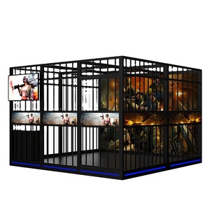 Jeux de tir en réalité virtuelle Simulateur de réalité virtuelle 4 joueurs Salle d'évasion en réalité virtuelle Construction en fibre de verre pour les parcs d'attractions intérieurs et extérieurs - Product Image 1
