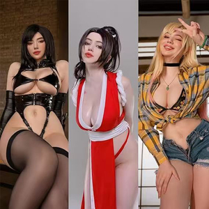 Combinaison féminine réaliste en silicone avec formes de seins |   Combinaison de cosplay pour travestis intégrale - Product Image 6