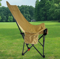 Chaise lune portable pliable Kermit en métal, personnalisée en usine, pour pique-niques, barbecues, plage, camping et arrangements saisonniers en extérieur