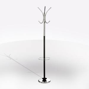 Appendiabiti cromato e nero - Product Image 1