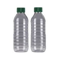 Bouteille d'eau minérale en plastique jetable personnalisée de 300 ml avec bouchon à vis pour café, bière, jus, thé aux herbes, soda - Vente en gros