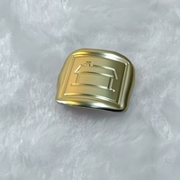 Emballage cosmétique de luxe personnalisé à prix réduit, étiquette privée, logo métallique gaufré, adhésif, étanche, rectangulaire, pour soins de la peau