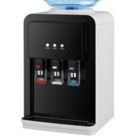 Distributeur d'eau de bureau compact FJ-WDT-202 à double température, léger, idéal pour dortoir et bureau