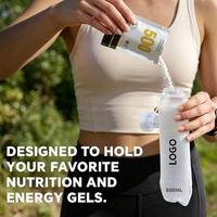 Gourde souple 350 ml 500 ml 17 oz pour la course à pied, la randonnée et le marathon