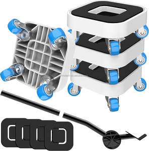 Heavy Duty <b>Furniture</b> Lifter Transport Tool <b>Furniture</b> Mover Set 4 <b>Move</b> Roller <b>Wheel</b> Bar for Lifting Moving <b>Furniture</b> - Product Image 1
